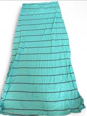 Rue21 Aqua Striped Maxi Skirt